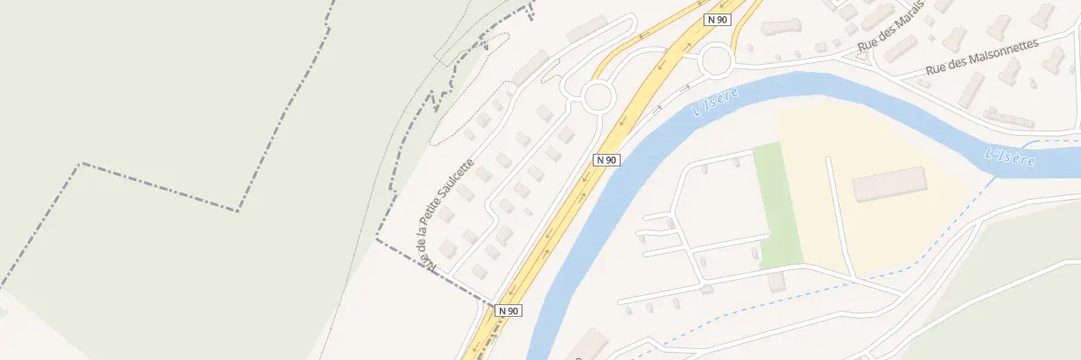 Plan du 63 Rue de la Grande Saulcette à Saint-Marcel