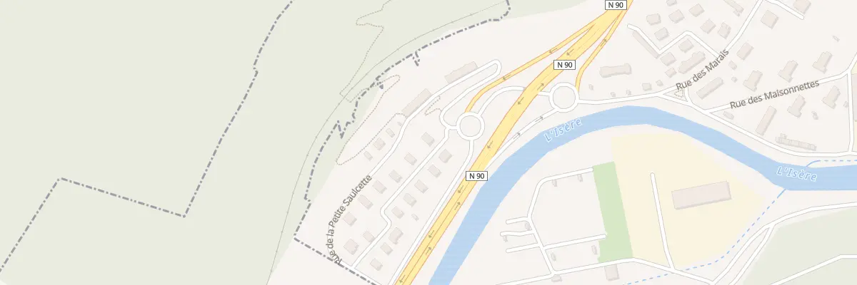 Plan du 16 Rue de la Grande Saulcette à Saint-Marcel