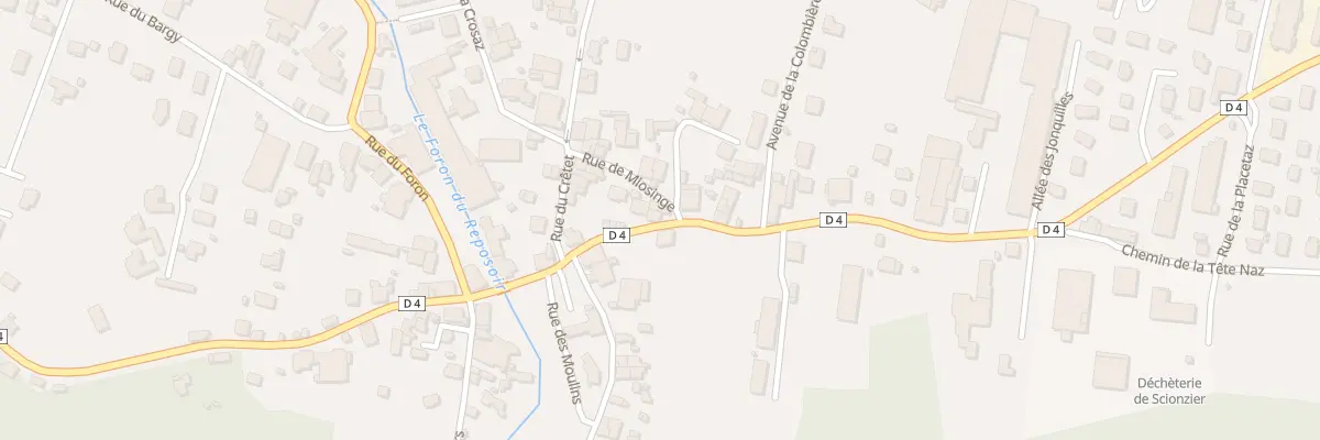 Plan du 62 Av de la Colombière à Scionzier