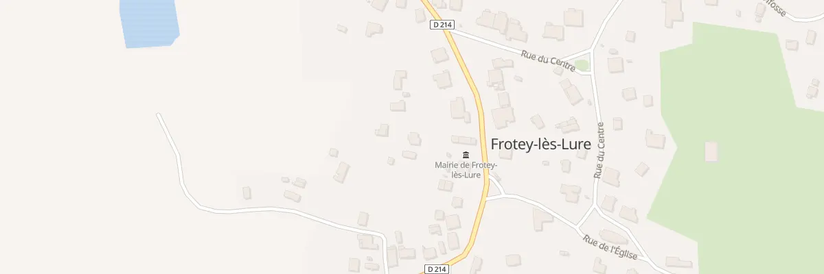 Plan du 48 Rue du Centre à Frotey-lès-Lure