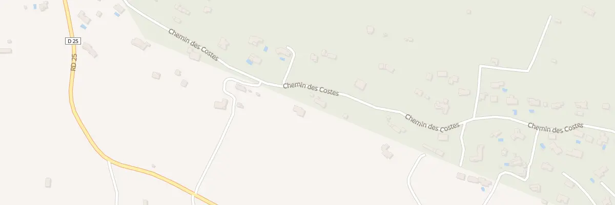 Plan du 462 Che Rural des Costes à Callas