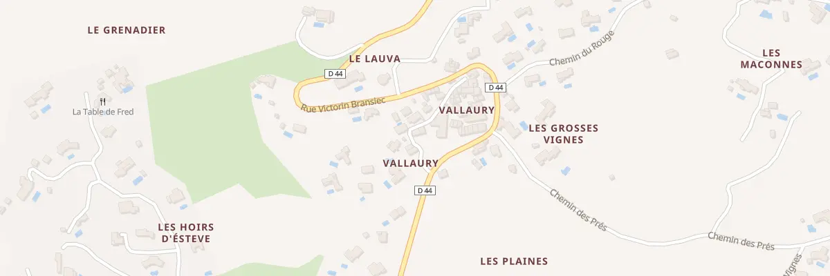 Plan du 5483 Hameau de Vallaury au Plan-de-la-Tour