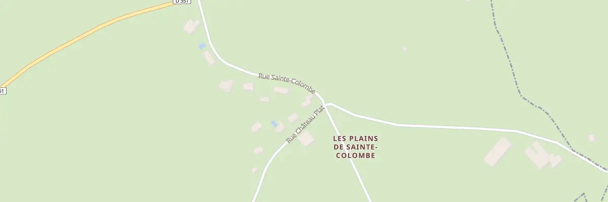 Plan du 2 Rue Chateau Plat à Vennes