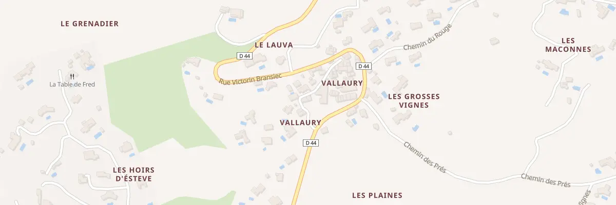 Plan du 5484 Hameau de Vallaury au Plan-de-la-Tour