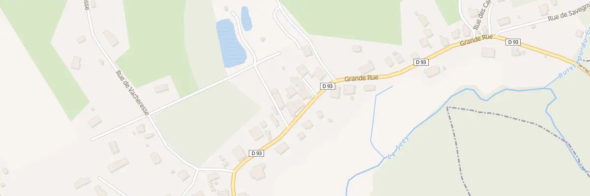 Plan du 25 Gr Grande Rue à Mignavillers