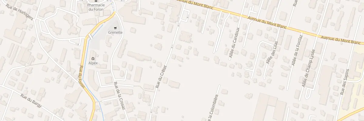 Plan du 13B Rue du Crétet à Scionzier