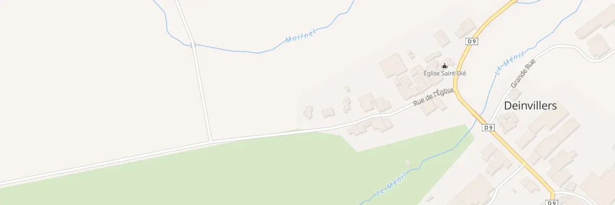 Plan du 18 Rue de l’Eglise à Deinvillers