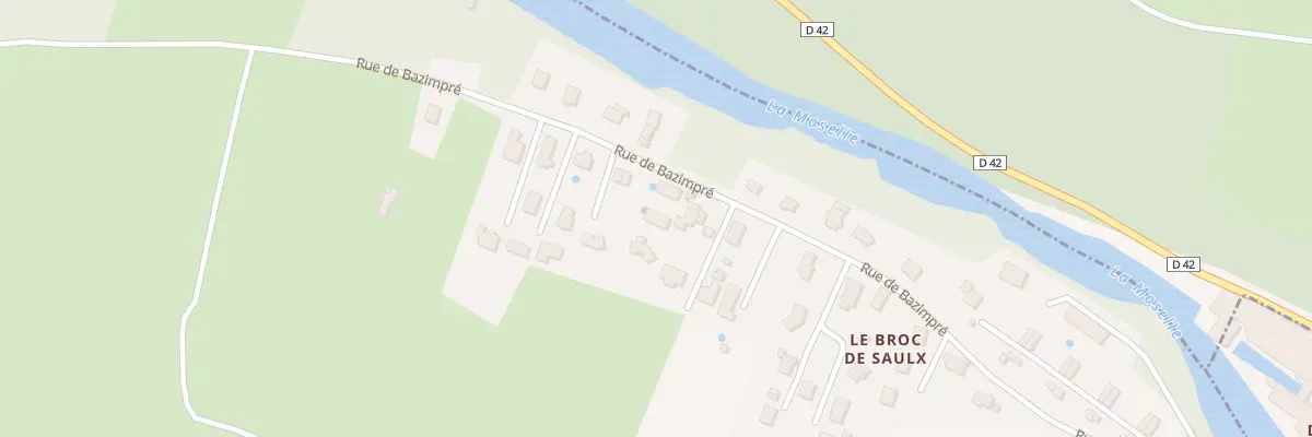 Plan du 413A Che de Bazimpré à Pouxeux