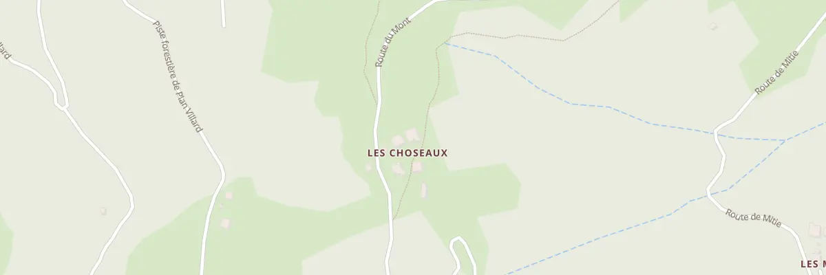 Plan du 5527 Les Choseaux à Beaufort