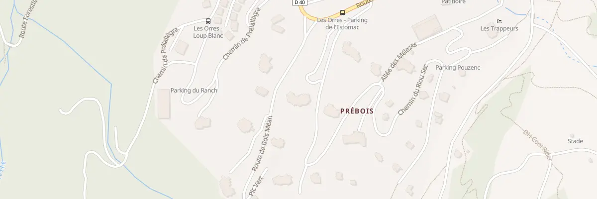 Plan du 2 Che du Riou Sec aux Orres