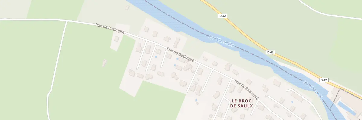 Plan des Grandes Royes à Pouxeux