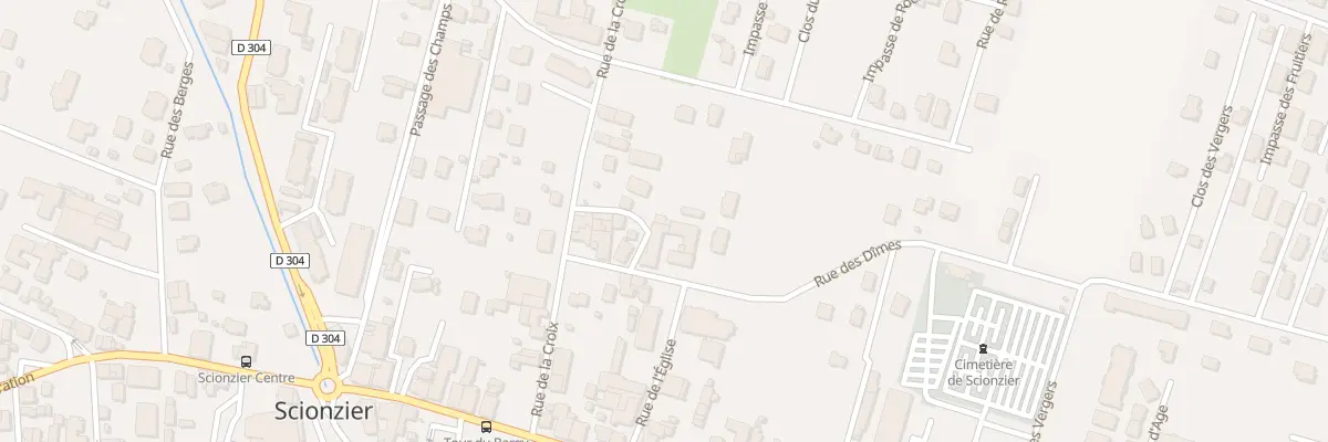 Plan du 7 Rue des Dimes à Scionzier
