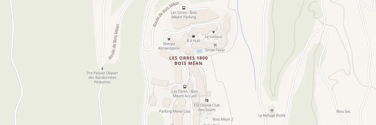 Plan du 27 Rte du Bois Mean aux Orres