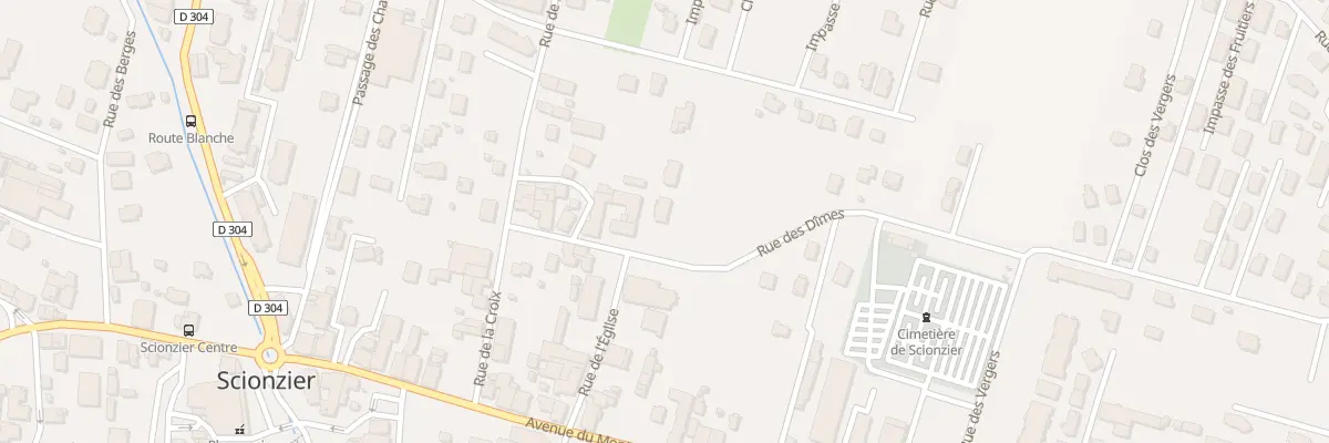 Plan du 12 Rue des Dimes à Scionzier