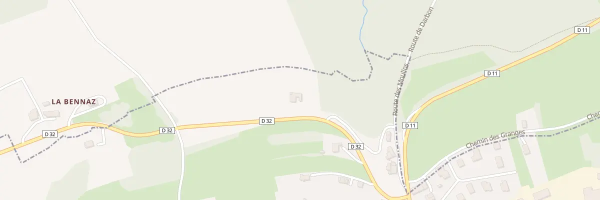 Plan du 222 Rte de Thonon à Champanges