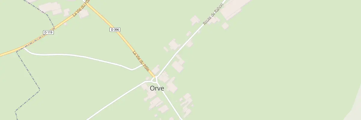 Plan du 4 Rte de Rahon à Orve