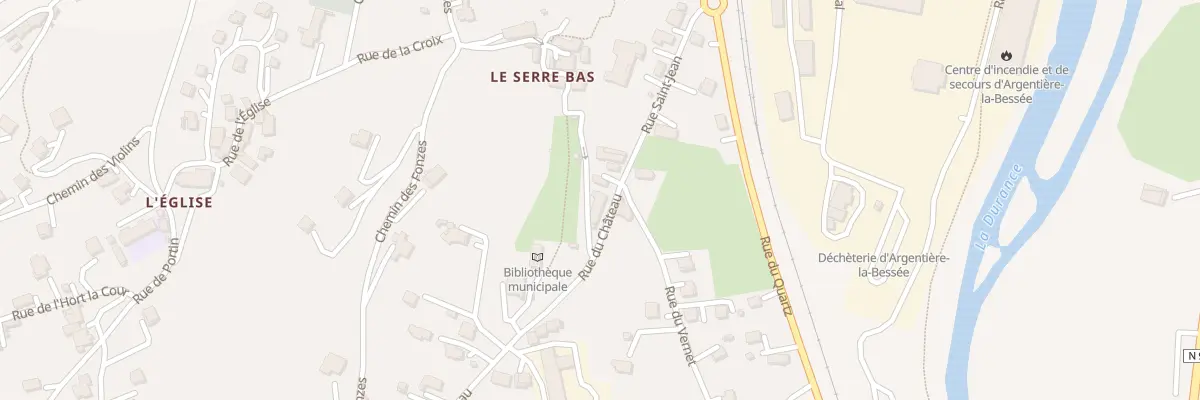 Plan du 22B Rue Saint-Jean à L’Argentière-la-Bessée