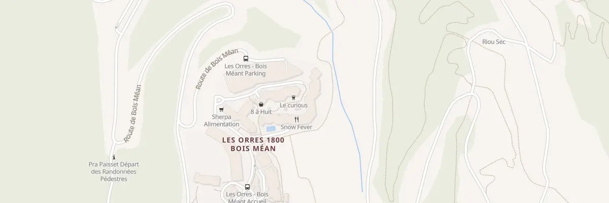 Plan du 1 Pl Jean Rippert aux Orres