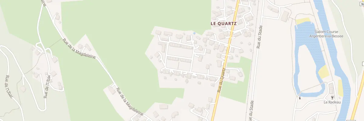 Plan du 8 Rue des Mines d’Argent à L’Argentière-la-Bessée