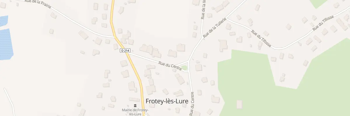 Plan du 34 Rue du Centre à Frotey-lès-Lure