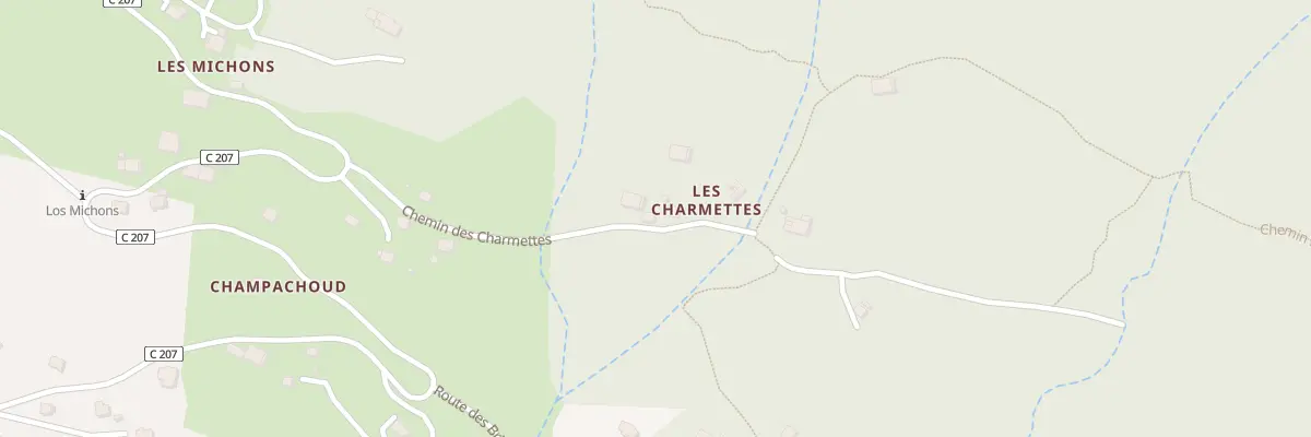 Plan du 241 Che des Charmettes à Mieussy