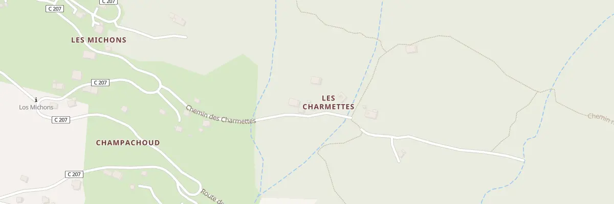Plan du 275 Che des Charmettes à Mieussy