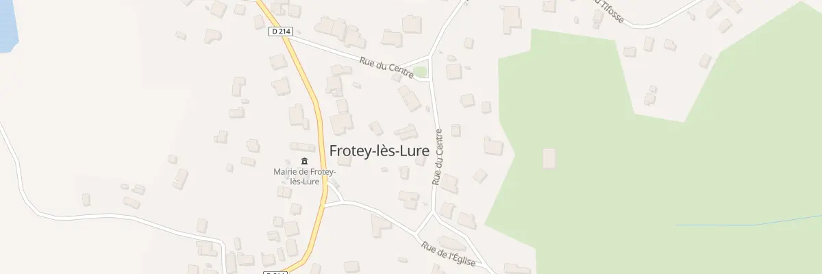Plan du 11 Rue du Centre à Frotey-lès-Lure