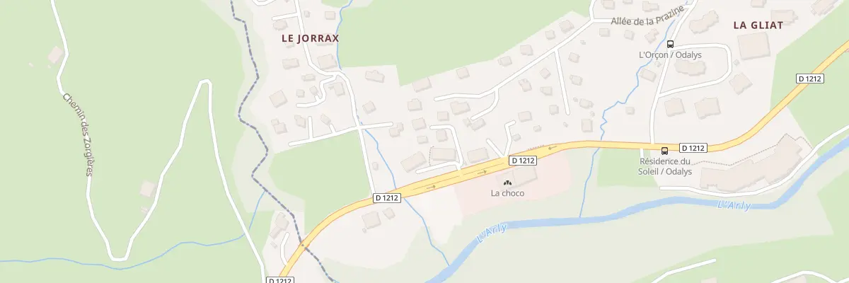 Plan du 85 All des Deux Savoie à Praz-sur-Arly