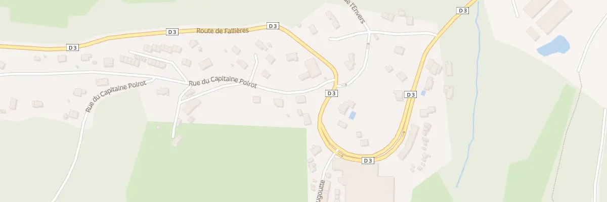 Plan du 485 Rte de Fallieres à Saint-Nabord