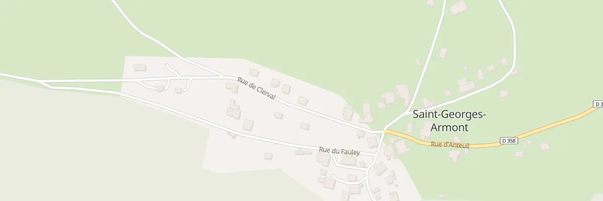 Plan du 7 Rue de Clerval à Saint-Georges-Armont