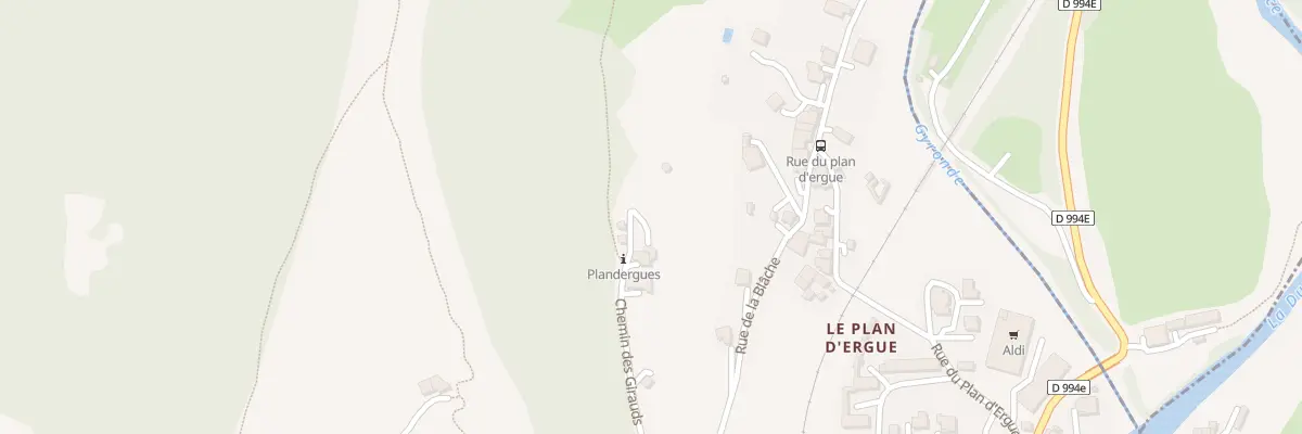 Plan du 5808 Les Girauds à L’Argentière-la-Bessée