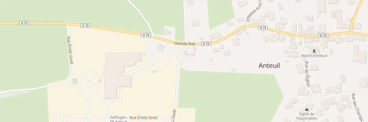 Plan du 1 Rue du Stade à Anteuil