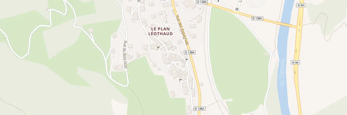Plan du 28B Rue St Antoine à L’Argentière-la-Bessée