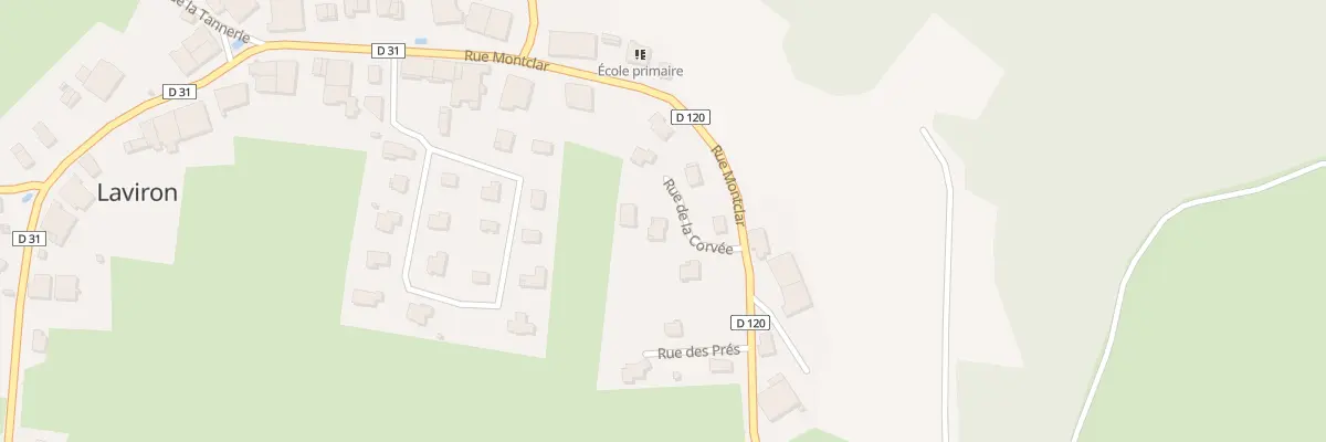 Plan du 3 Rue de la Corvée à Laviron