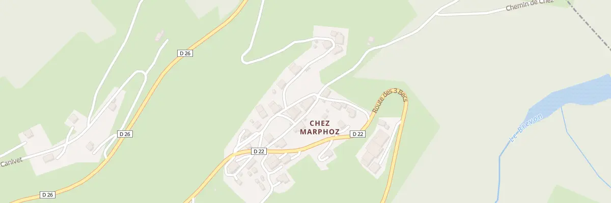 Plan de Chez Marphoz à Vailly