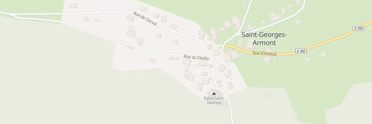 Plan du 2 Rue du Fauley à Saint-Georges-Armont
