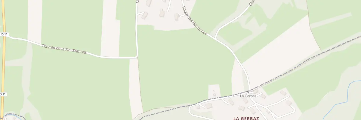 Plan du 466 Rte des Hermones à Champanges