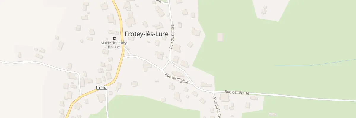 Plan du 1 Rue de l’Eglise à Frotey-lès-Lure