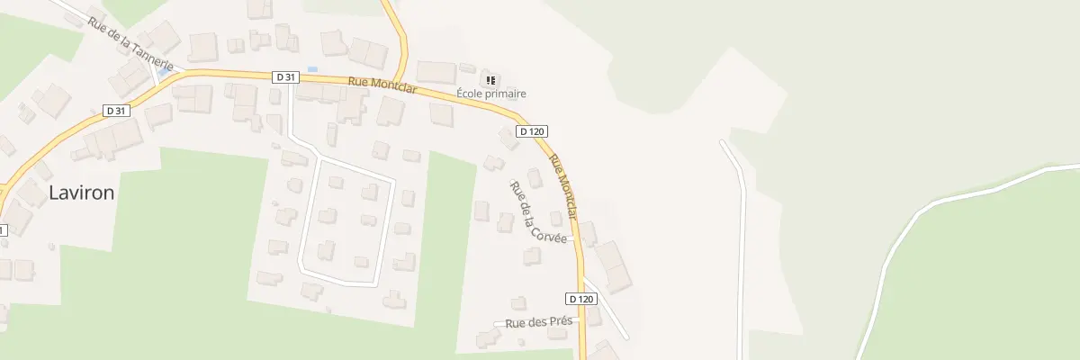 Plan du 2 Rue de la Corvée à Laviron
