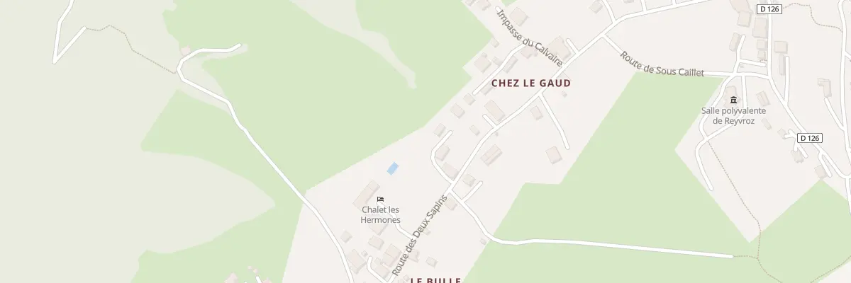 Plan du 432 Rte des Deux Sapins à Reyvroz