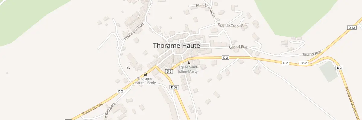 Plan du 112 Le Village à Thorame-Haute