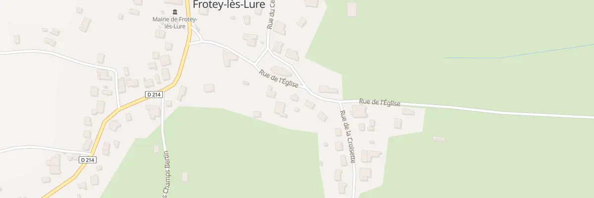 Plan du 12 Rue de l’Eglise à Frotey-lès-Lure