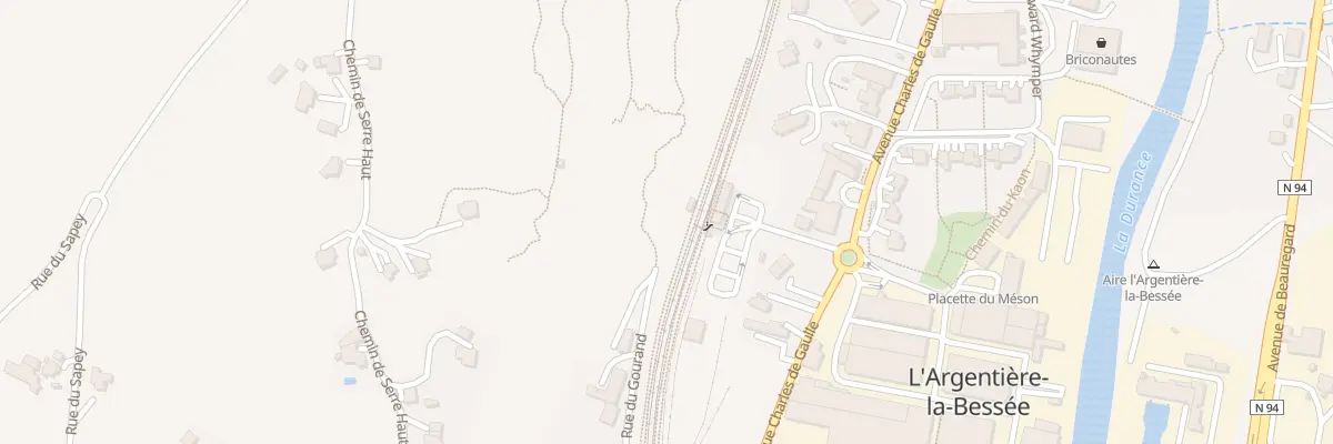 Plan du 23 Rue du Gourand à L’Argentière-la-Bessée