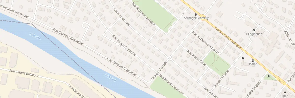 Plan du 45 Av des Lacs à Cluses