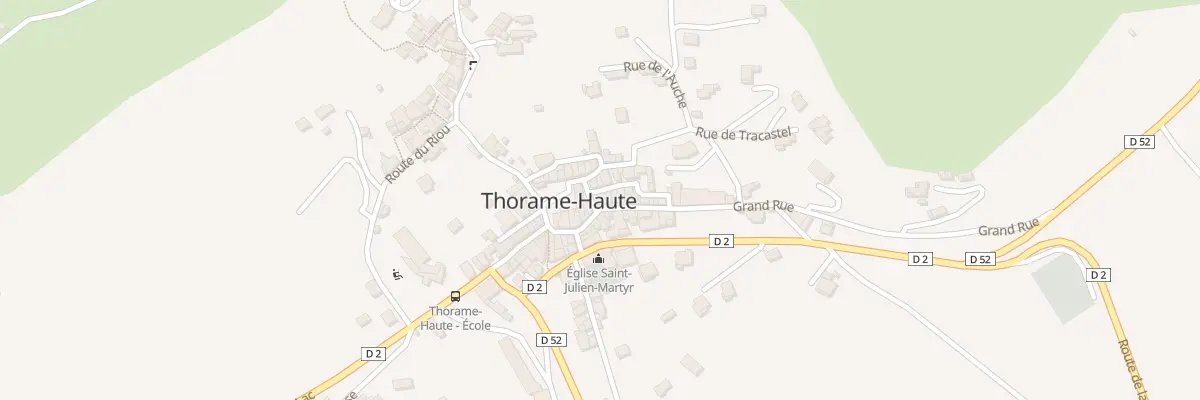 Plan du 161 Le Village à Thorame-Haute