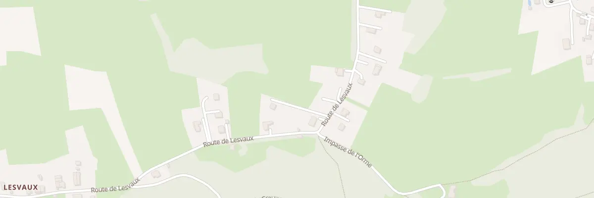 Plan du 218 Rte de Lesvaux à Féternes
