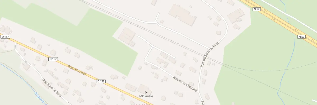 Plan du 193A Rue du Saut du Broc à Pouxeux