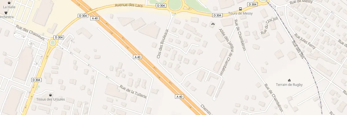 Plan du 50 All des Bouleaux à Scionzier