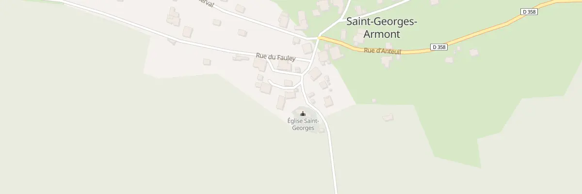 Plan du 1 Rue de l’Eglise à Saint-Georges-Armont
