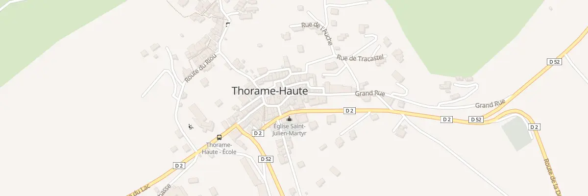 Plan du 136 Le Village à Thorame-Haute